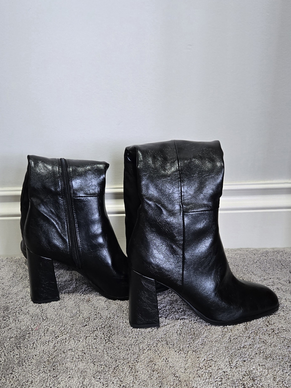 Steve Madden Black Tall Heeled Boots